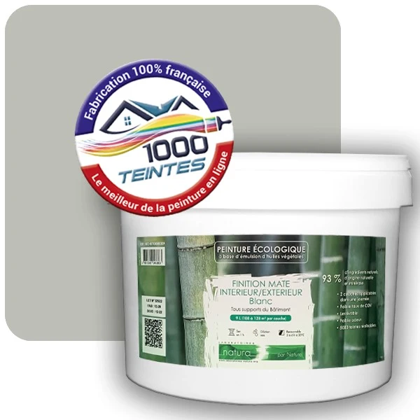 Peinture Natura Tassili® Les Verts (Mille Teintes E9-37) Intérieur/Extérieur MAT