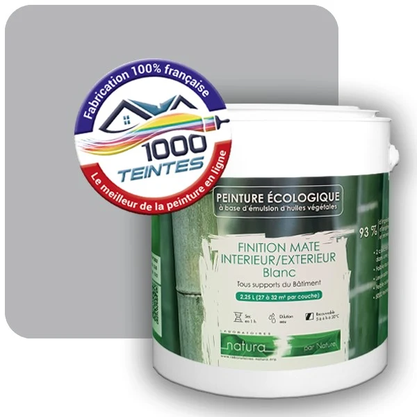 Peinture Natura Tassili® Les Verts (Mille Teintes E9-38) Intérieur/Extérieur MAT