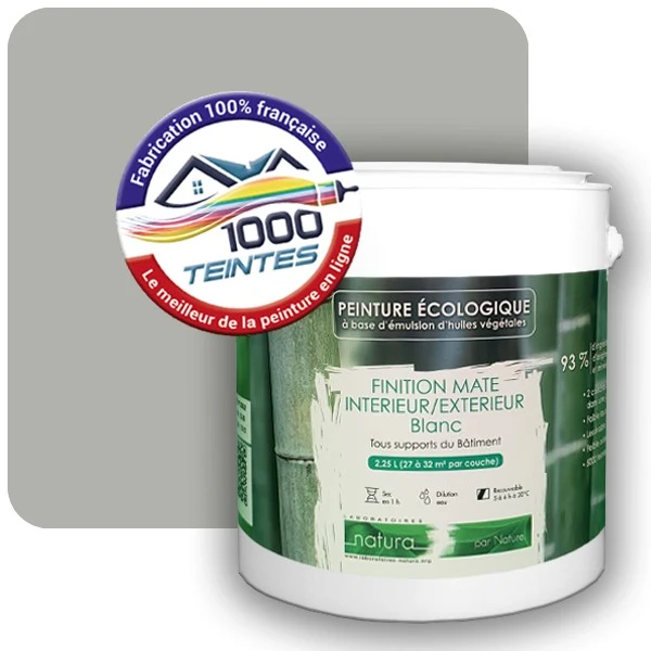 Peinture Natura Tassili® Les Verts (Mille Teintes E9-58) Intérieur/Extérieur MAT
