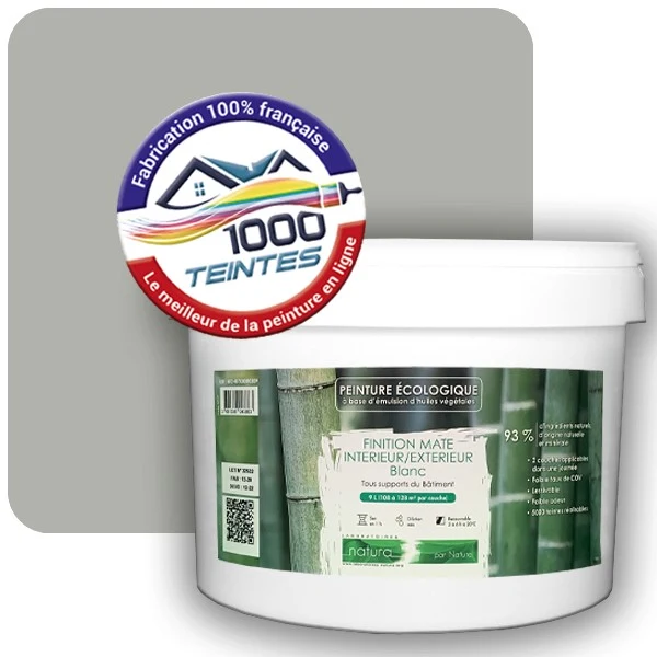 Peinture Natura Tassili® Les Verts (Mille Teintes E9-58) Intérieur/Extérieur MAT