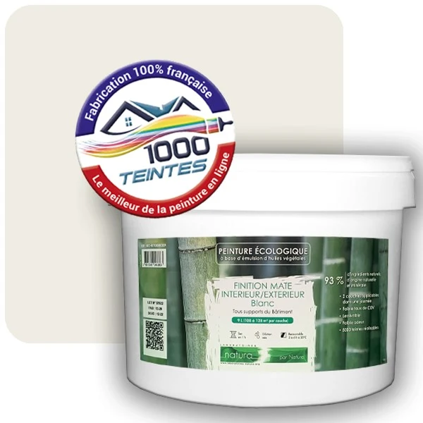 Peinture Natura Tassili® Les Verts (Mille Teintes E9-56) Intérieur/Extérieur MAT