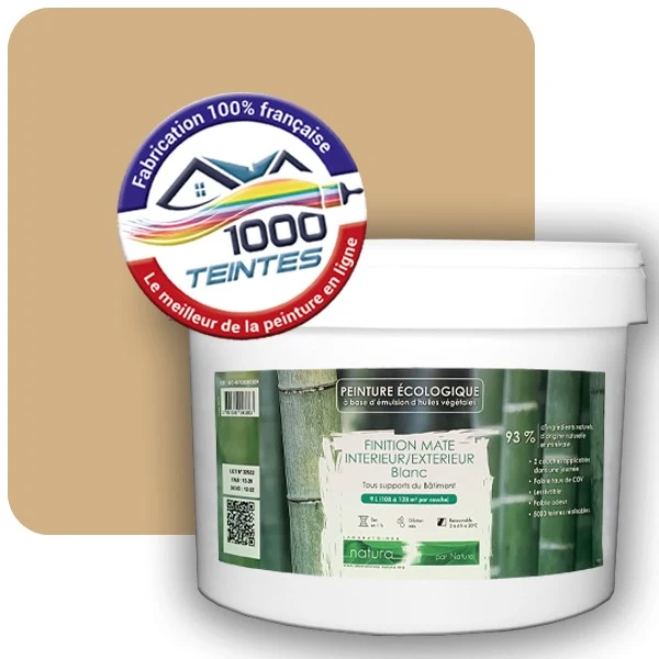 Peinture Natura Tassili® Beige (RAL Classic 1001) Intérieur/Extérieur MAT