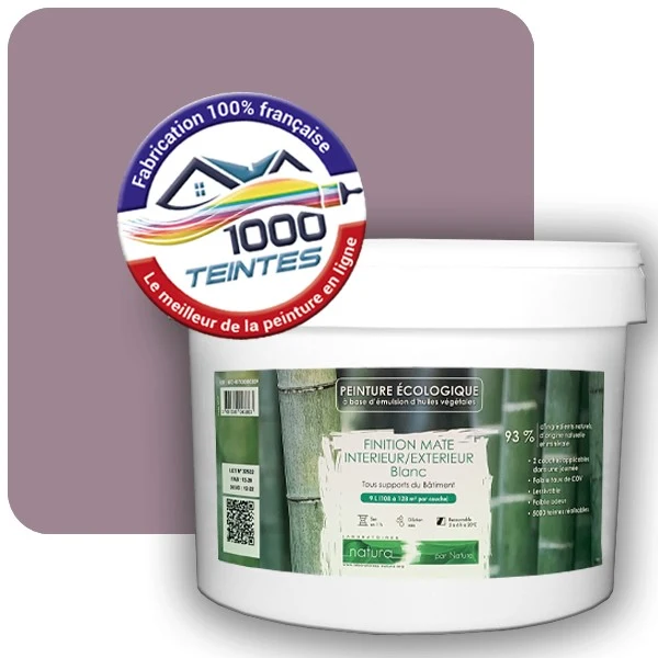 Peinture Natura Tassili® Violet Pastel (RAL Classic 4009) Intérieur/Extérieur MAT