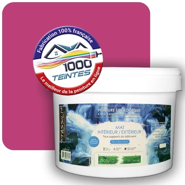 Peinture Natura Tassili® Telemagenta (RAL Classic 4010) Intérieur/Extérieur MAT