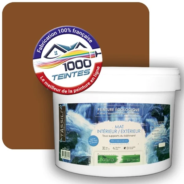 Peinture Natura Tassili® Les Bruns pleins (Mille Teintes E25-32) Intérieur/Extérieur MAT