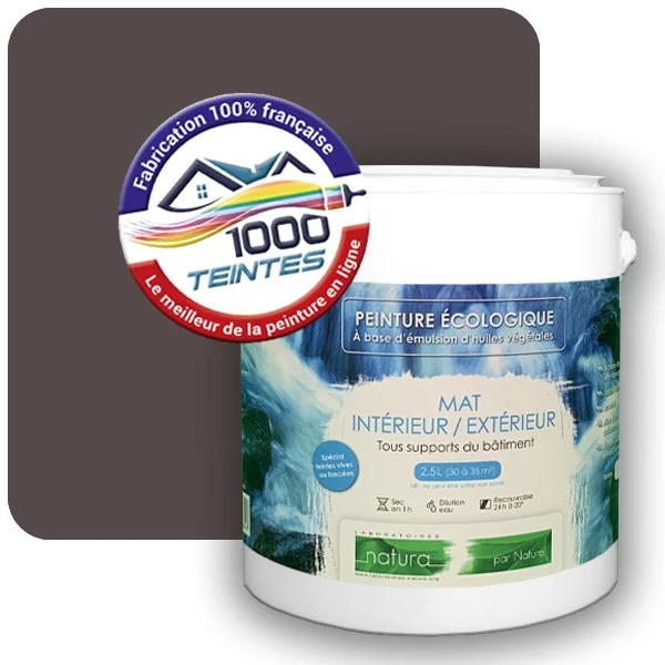 Peinture Natura Tassili® Les Bruns pleins (Mille Teintes E25-30) Intérieur/Extérieur MAT