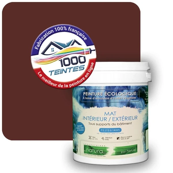 Peinture Natura Tassili® Les Bruns pleins (Mille Teintes E25-25) Intérieur/Extérieur MAT