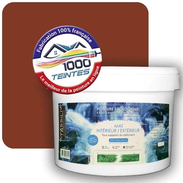 Peinture Natura Tassili® Les Bruns pleins (Mille Teintes E25-23) Intérieur/Extérieur MAT