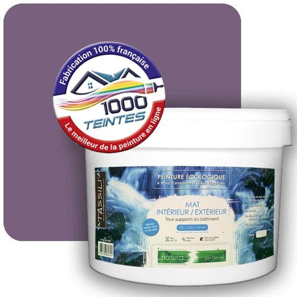 Peinture Natura Tassili® Les Violets (Mille Teintes E15-55) Intérieur/Extérieur MAT