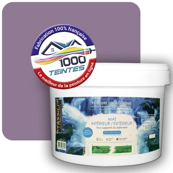 Peinture Natura Tassili® Les Violets (Mille Teintes E15-54) Intérieur/Extérieur MAT