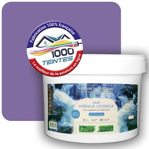 Peinture Natura Tassili® Les Violets (Mille Teintes E15-50) Intérieur/Extérieur MAT