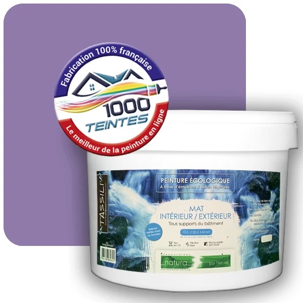 Peinture Natura Tassili® Les Violets (Mille Teintes E15-49) Intérieur/Extérieur MAT