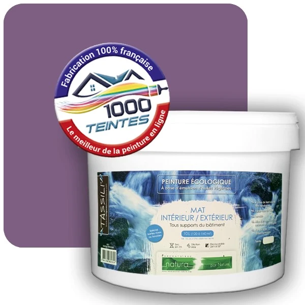 Peinture Natura Tassili® Les Violets (Mille Teintes E15-45) Intérieur/Extérieur MAT