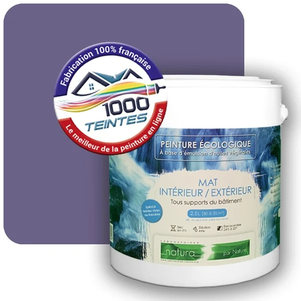 Peinture Natura Tassili® Les Violets (Mille Teintes E15-35) Intérieur/Extérieur MAT