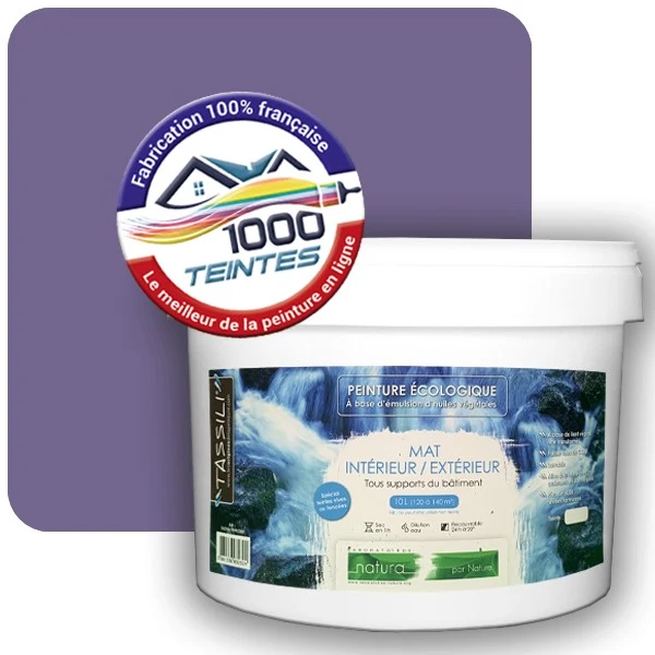 Peinture Natura Tassili® Les Violets (Mille Teintes E15-25) Intérieur/Extérieur MAT