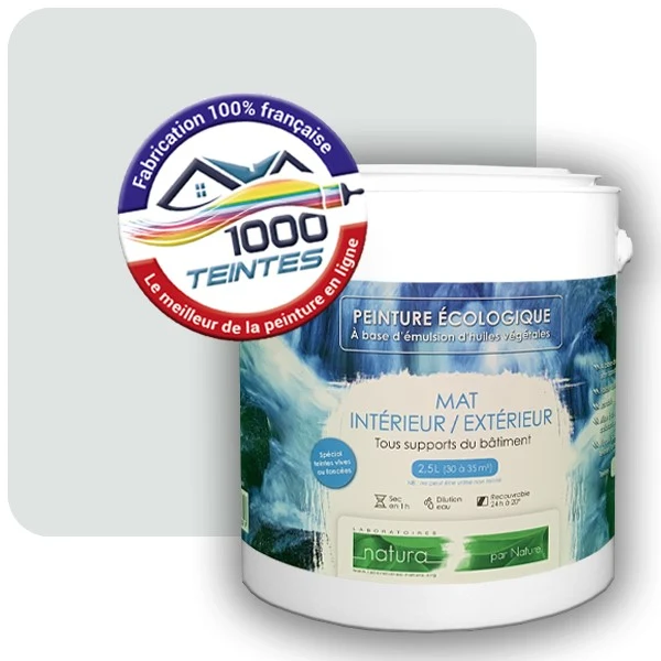 Peinture Natura Tassili® Les Bleus (Mille Teintes E13-56) Intérieur/Extérieur MAT