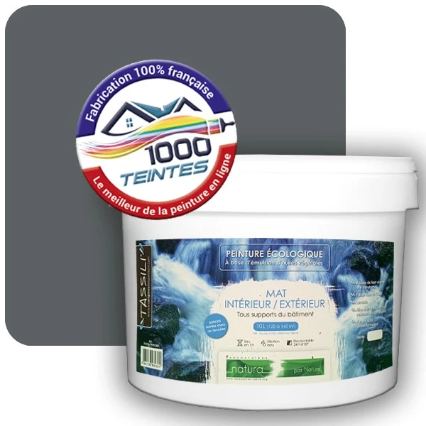 Peinture Natura Tassili® Les Bleus (Mille Teintes E13-40) Intérieur/Extérieur MAT