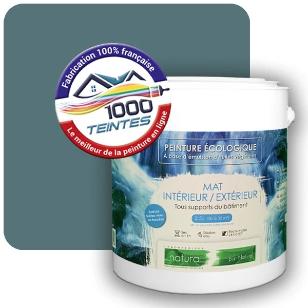 Peinture Natura Tassili® Les Bleus (Mille Teintes E13-39) Intérieur/Extérieur MAT