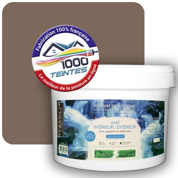 Peinture Natura Tassili® Les Bruns pleins (Mille Teintes E25-39) Intérieur/Extérieur MAT
