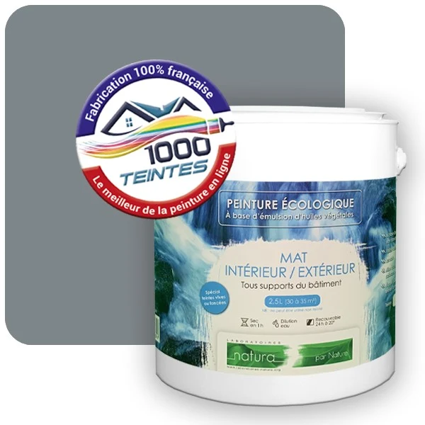 Peinture Natura Tassili® Telegris 2 (RAL Classic 7046) Intérieur/Extérieur MAT