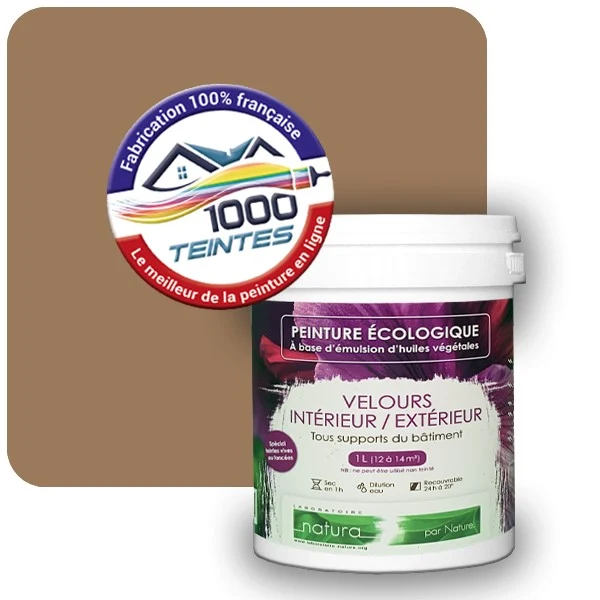 Peinture Natura Tassili® Les Bruns (Mille Teintes E5-39) Intérieur/Extérieur VELOURS