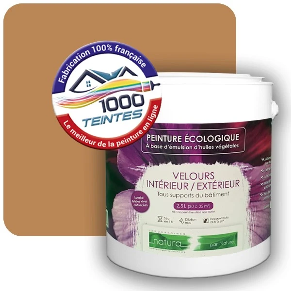 Peinture Natura Tassili® Les Bruns (Mille Teintes E5-14) Intérieur/Extérieur VELOURS