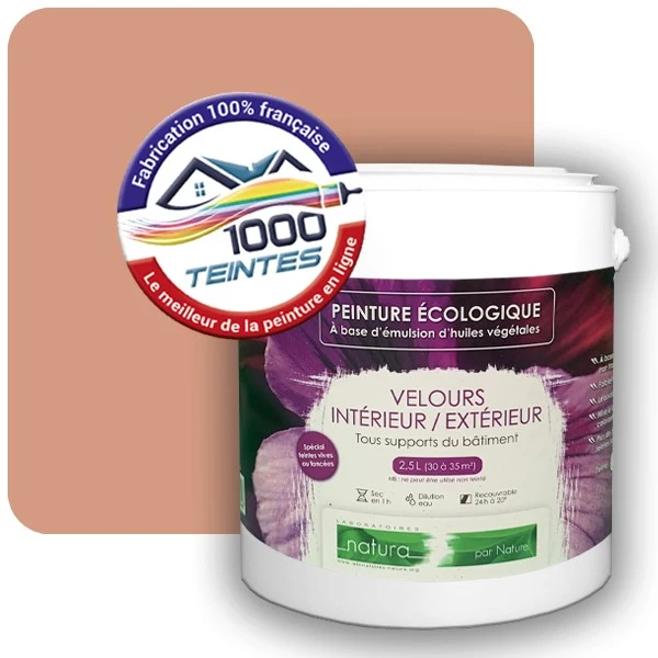Peinture Natura Tassili® Les Rouges (Mille Teintes E3-52) Intérieur/Extérieur VELOURS