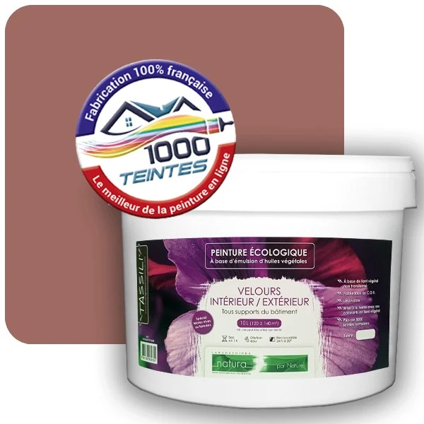 Peinture Natura Tassili® Les Rouges (Mille Teintes E3-14) Intérieur/Extérieur VELOURS