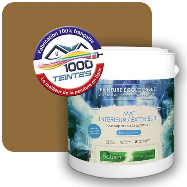 Peinture Natura Tassili® Les Bruns (Mille Teintes E5-54) Intérieur/Extérieur MAT