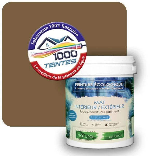 Peinture Natura Tassili® Les Bruns (Mille Teintes E5-35) Intérieur/Extérieur MAT