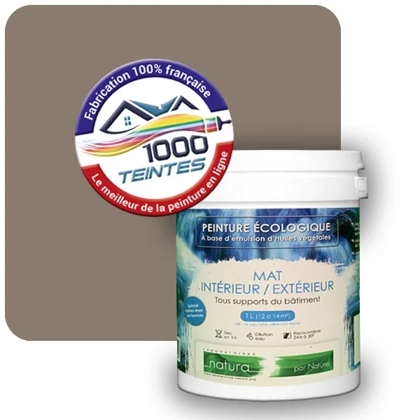 Peinture Natura Tassili® Les Bruns (Mille Teintes E5-19) Intérieur/Extérieur MAT