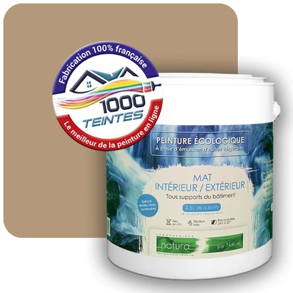 Peinture Natura Tassili® Les Bruns (Mille Teintes E5-18) Intérieur/Extérieur MAT