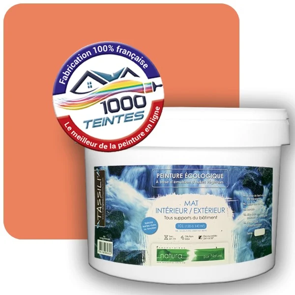 Peinture Natura Tassili® Les Rouges (Mille Teintes E3-29) Intérieur/Extérieur MAT