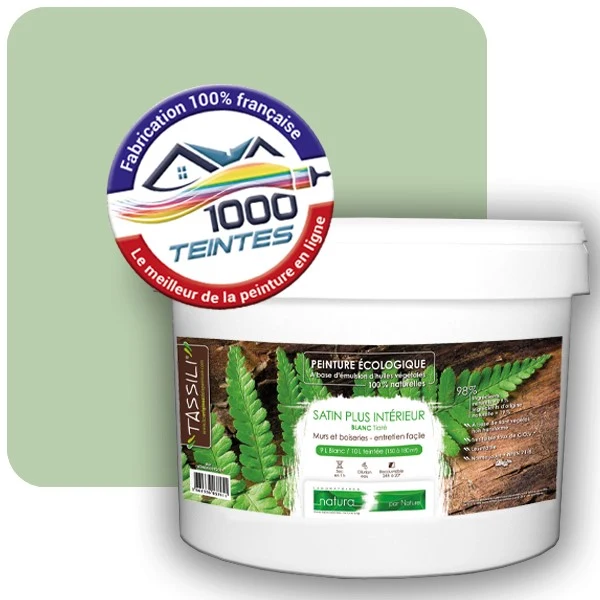 Peinture Natura Tassili® Vert Blanc (RAL Classic 6019) Intérieur SATIN