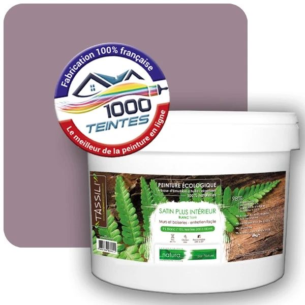 Peinture Natura Tassili® Violet Pastel (RAL Classic 4009) Intérieur SATIN