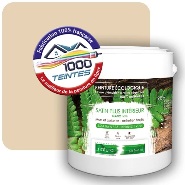 Peinture Natura Tassili® Ivoire Clair (RAL Classic 1015) Intérieur SATIN