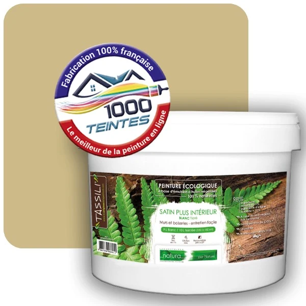 Peinture Natura Tassili® Beige Vert (RAL Classic 1000) Intérieur SATIN