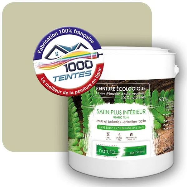 Peinture Natura Tassili® Les Verts (Mille Teintes E9-52) Intérieur SATIN