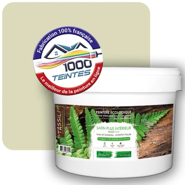 Peinture Natura Tassili® Les Verts (Mille Teintes E9-47) Intérieur SATIN