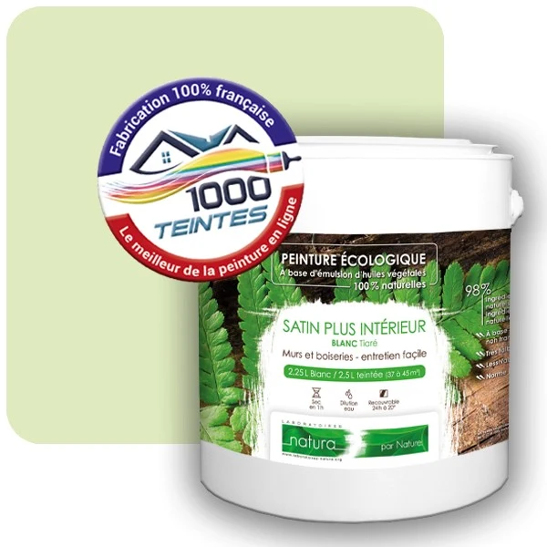 Peinture Natura Tassili® Les Verts (Mille Teintes E9-41) Intérieur SATIN