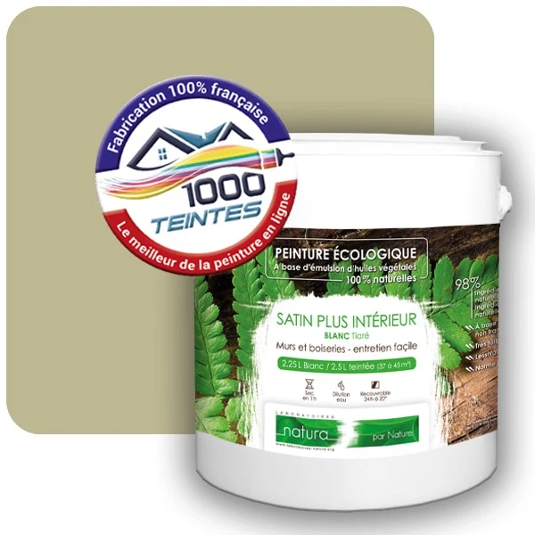 Peinture Natura Tassili® Les Verts (Mille Teintes E9-32) Intérieur SATIN