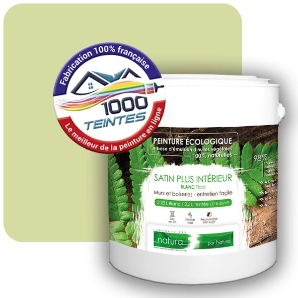 Peinture Natura Tassili® Les Verts (Mille Teintes E9-26) Intérieur SATIN