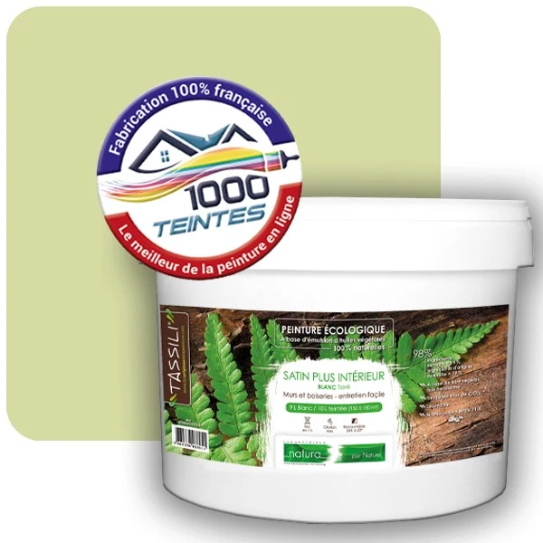 Peinture Natura Tassili® Les Verts (Mille Teintes E9-26) Intérieur SATIN