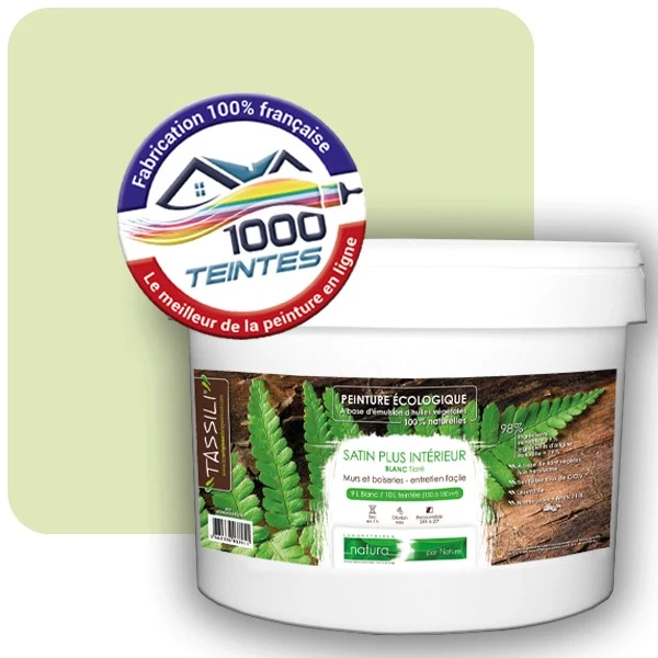 Peinture Natura Tassili® Les Verts (Mille Teintes E9-21) Intérieur SATIN