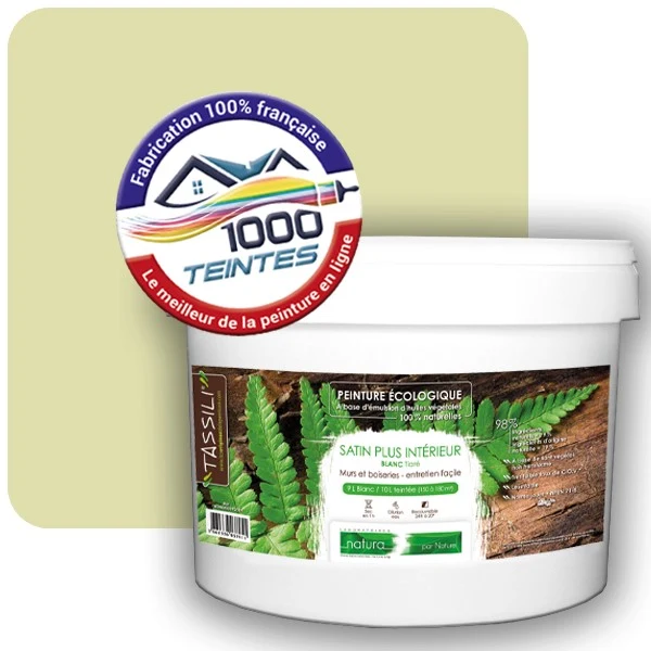 Peinture Natura Tassili® Les Verts (Mille Teintes E9-1) Intérieur SATIN