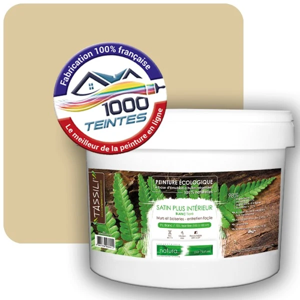 Peinture Natura Tassili® Les Jaunes (Mille Teintes E7-58) Intérieur SATIN