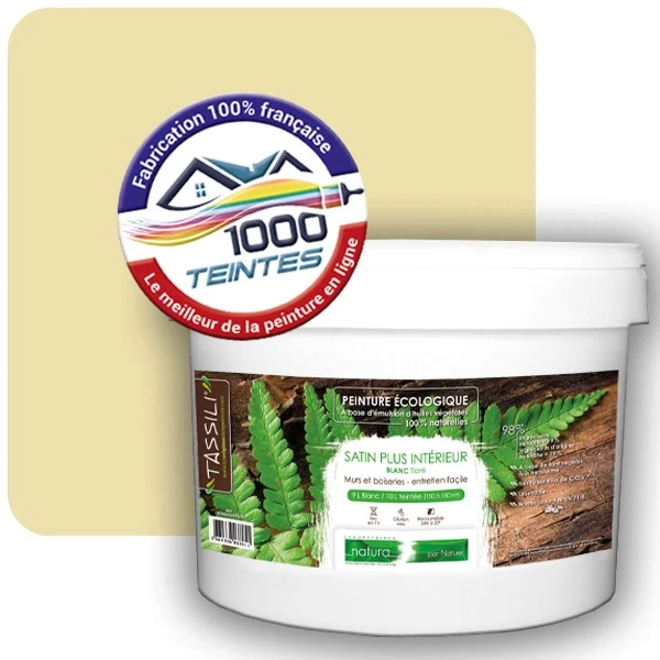 Peinture Natura Tassili® Les Jaunes (Mille Teintes E7-46) Intérieur SATIN