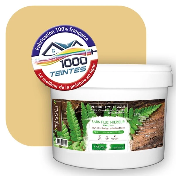 Peinture Natura Tassili® Les Jaunes (Mille Teintes E6-47) Intérieur SATIN