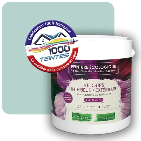 Peinture Natura Tassili® Pierre de Volvic (Couleurs de France 458-2301-15) Intérieur/Extérieur VELOURS