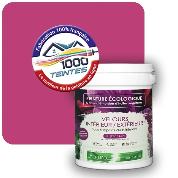 Peinture Natura Tassili® Telemagenta (RAL Classic 4010) Intérieur/Extérieur VELOURS